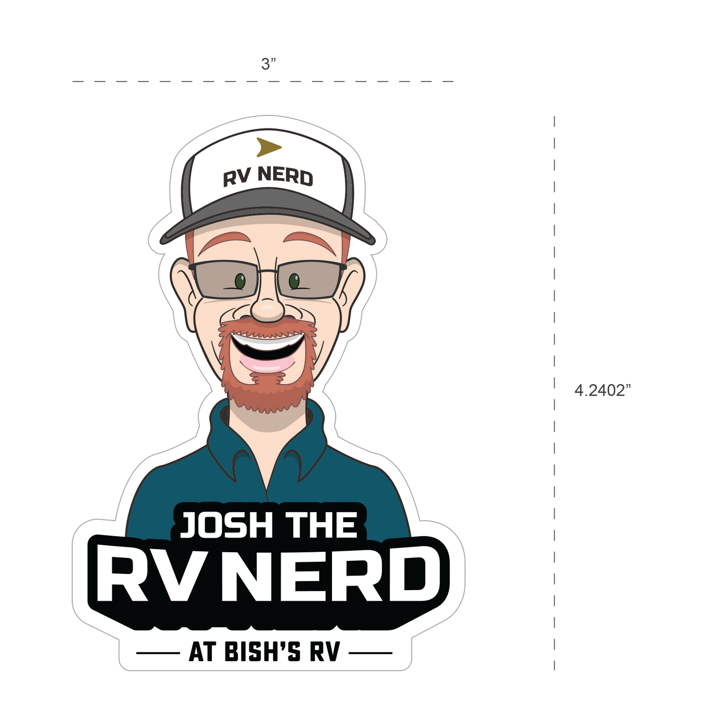RV Nerd Sticker